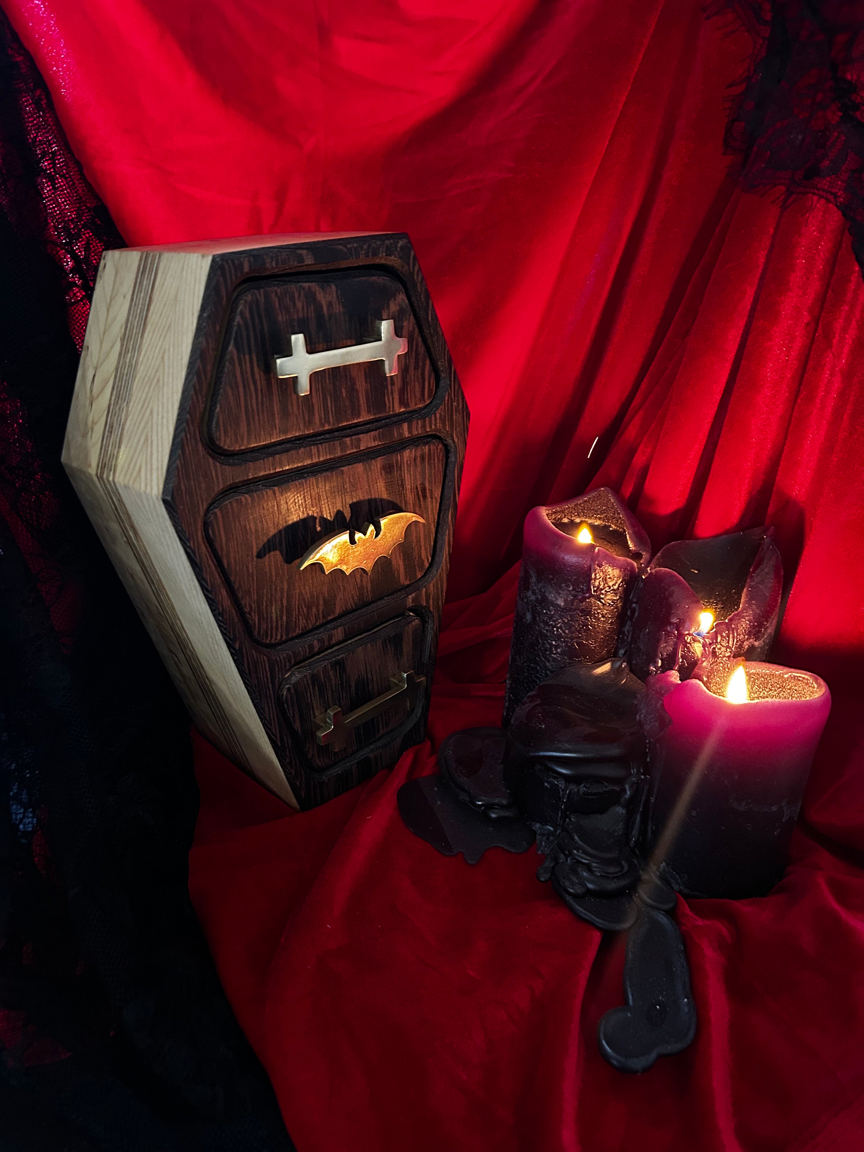 3 drawer coffin box