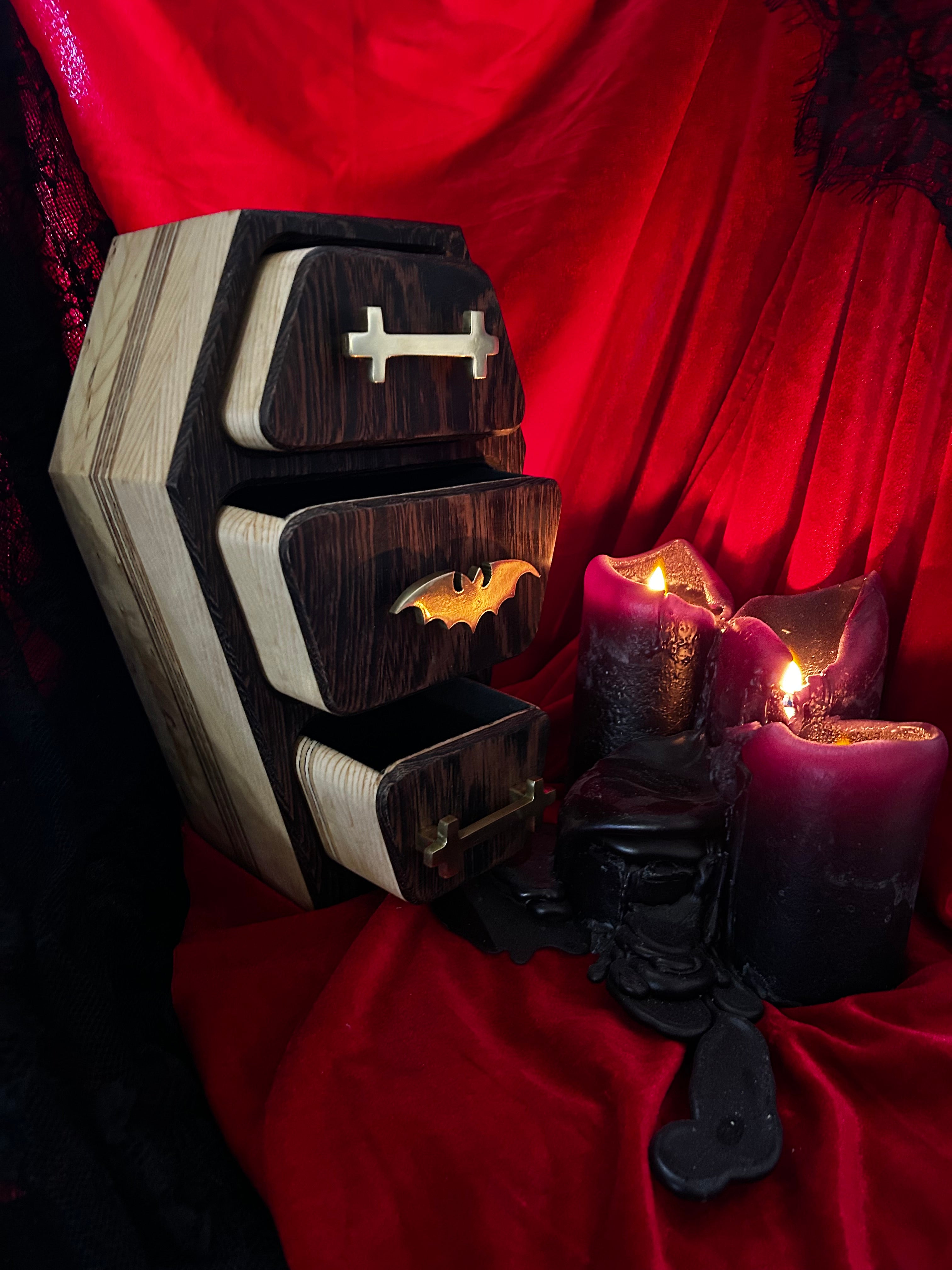3 drawer coffin box